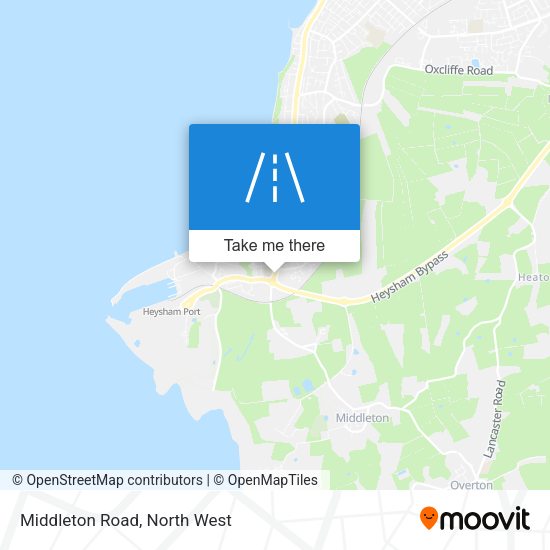 Middleton Road map