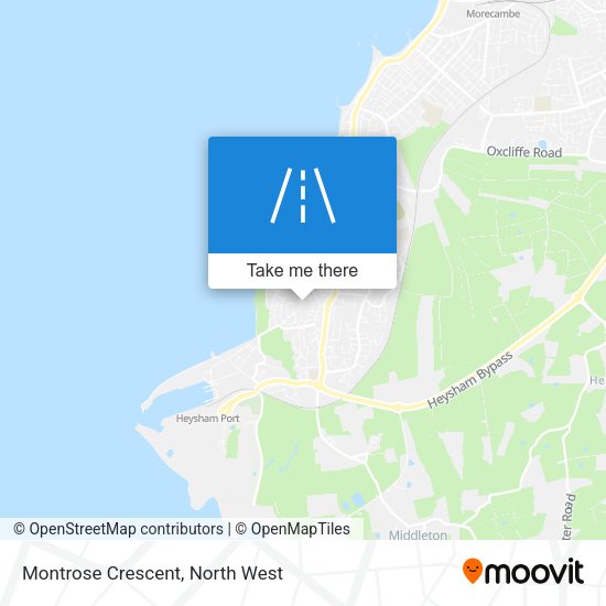 Montrose Crescent map