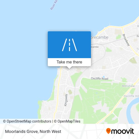 Moorlands Grove map