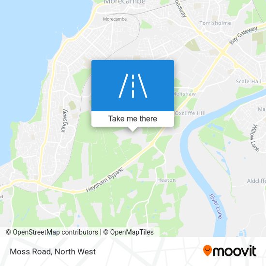 Moss Road map