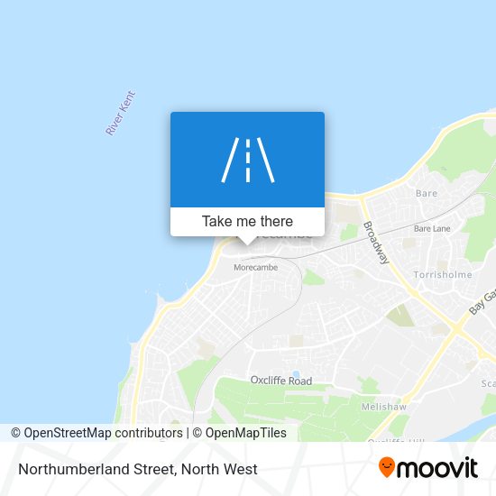 Northumberland Street map