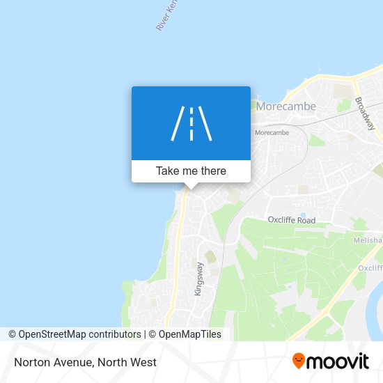 Norton Avenue map