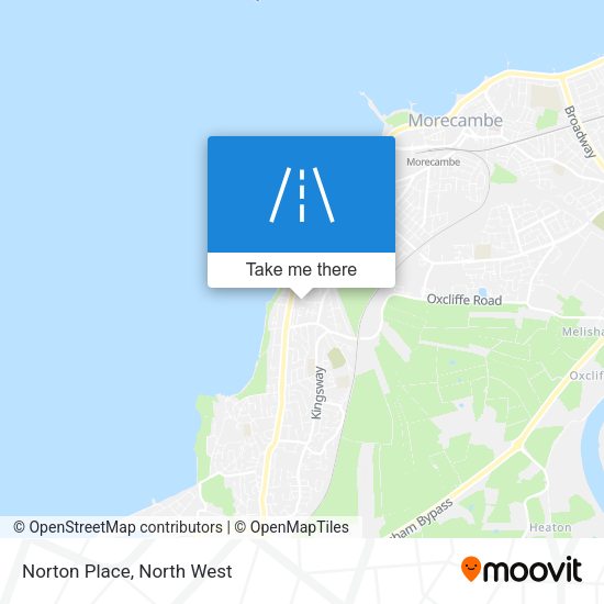 Norton Place map