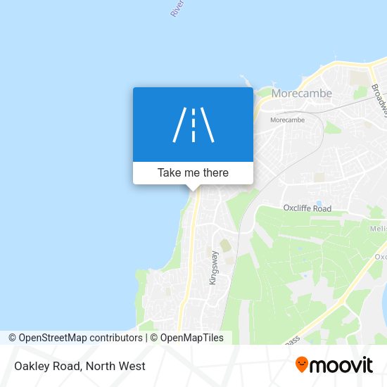 Oakley Road map