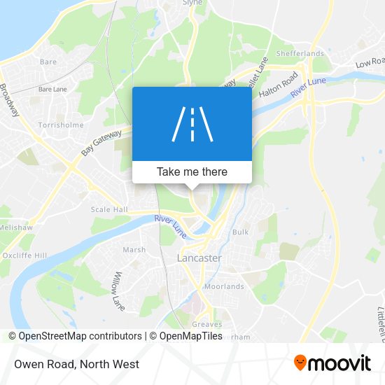 Owen Road map