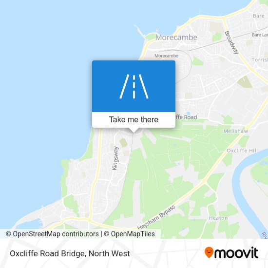 Oxcliffe Road Bridge map