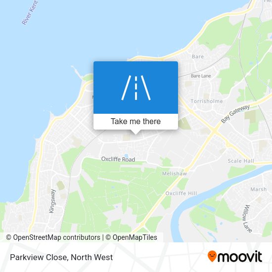 Parkview Close map