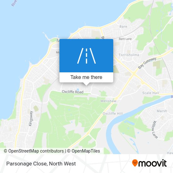 Parsonage Close map