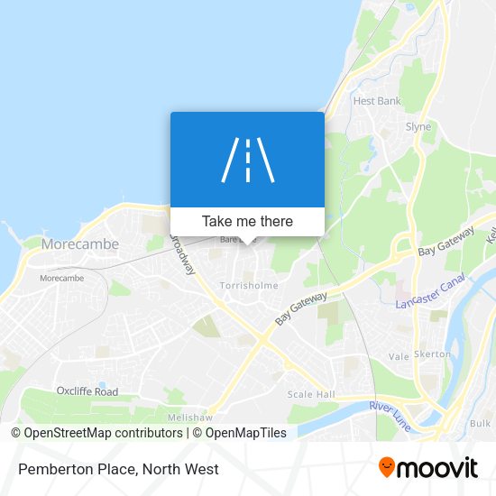 Pemberton Place map