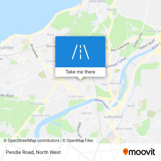 Pendle Road map