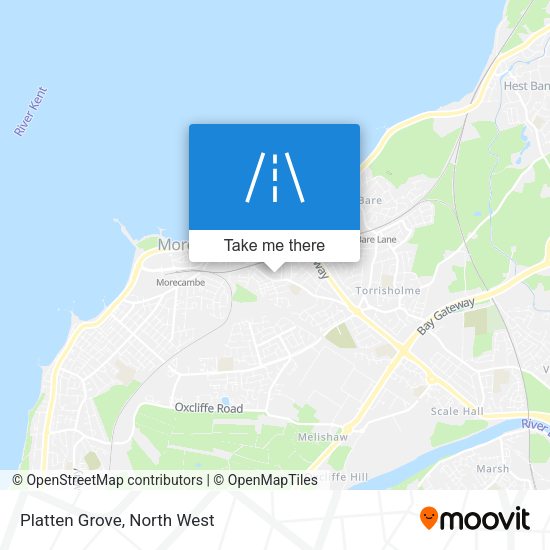 Platten Grove map