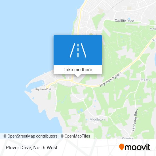 Plover Drive map
