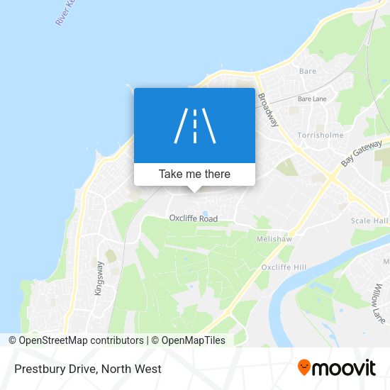 Prestbury Drive map