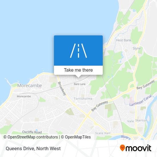 Queens Drive map