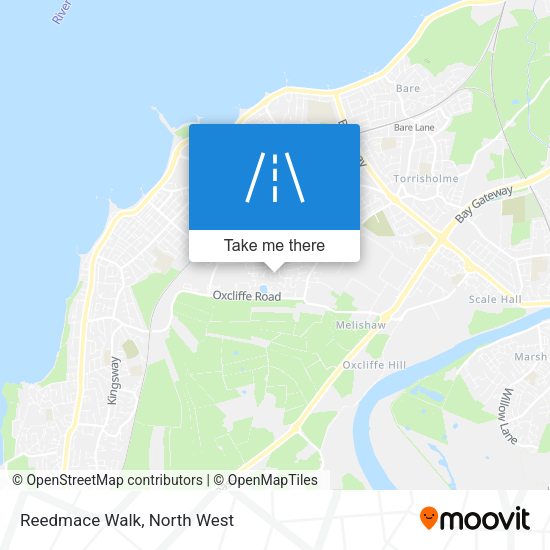Reedmace Walk map