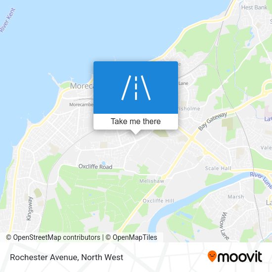 Rochester Avenue map