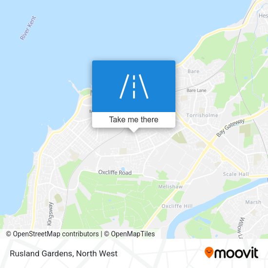 Rusland Gardens map