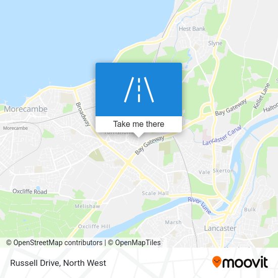 Russell Drive map