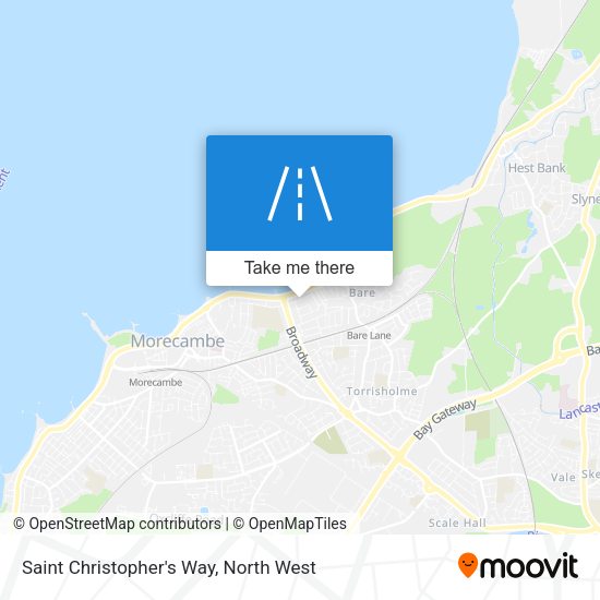 Saint Christopher's Way map