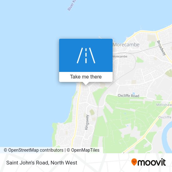 Saint John's Road map