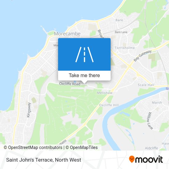 Saint John's Terrace map