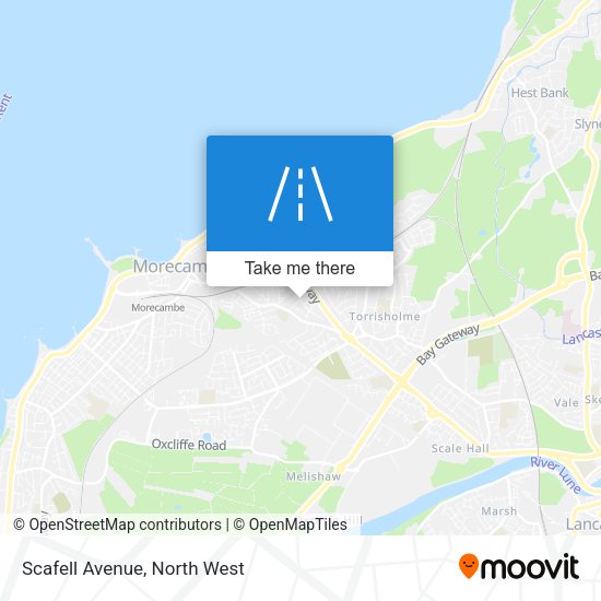 Scafell Avenue map