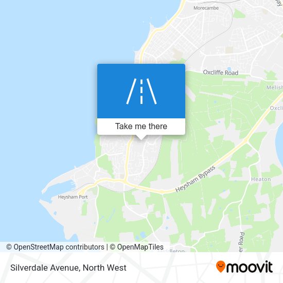 Silverdale Avenue map