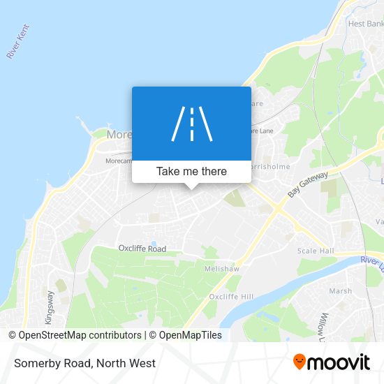 Somerby Road map