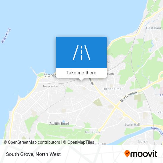 South Grove map