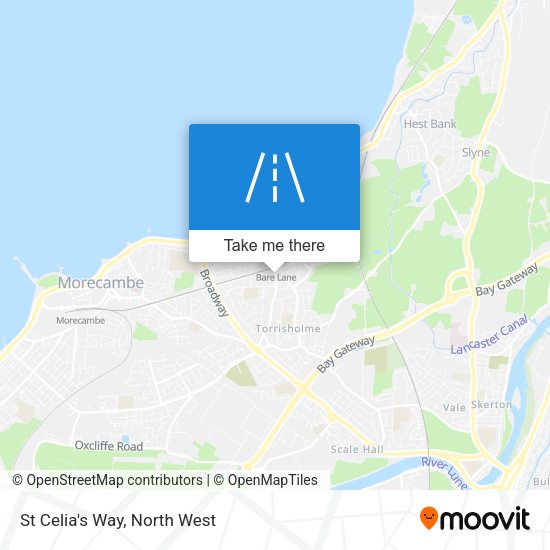St Celia's Way map