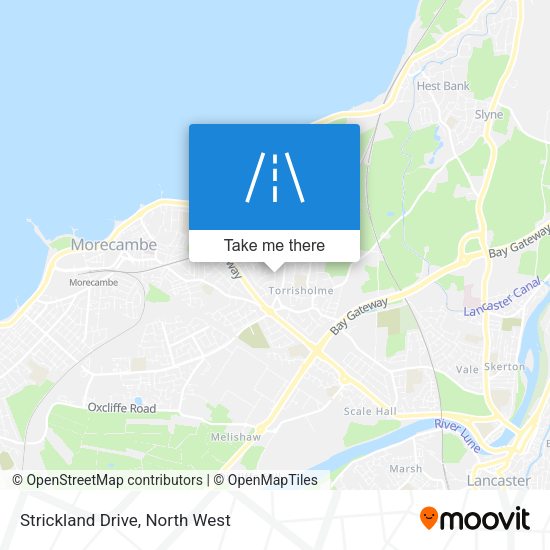 Strickland Drive map