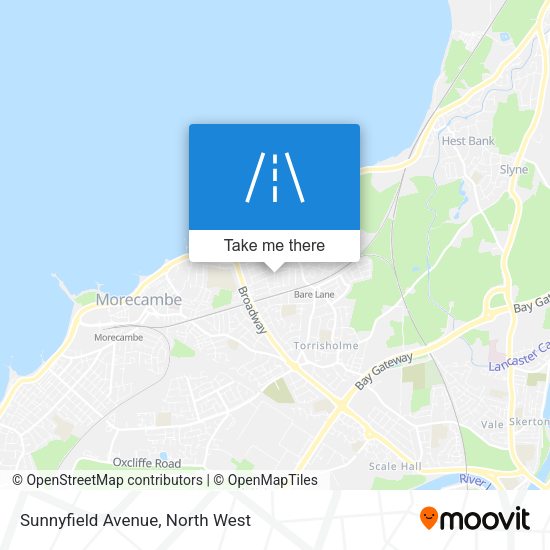 Sunnyfield Avenue map