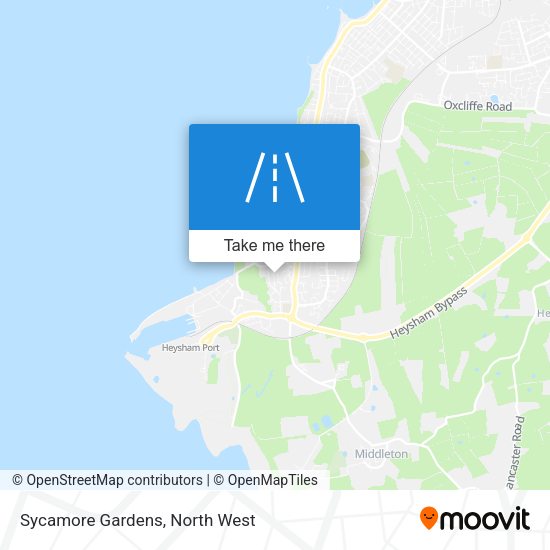 Sycamore Gardens map