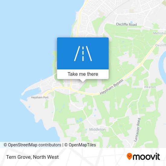Tern Grove map