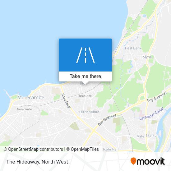 The Hideaway map