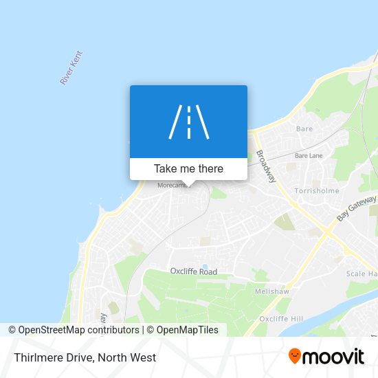 Thirlmere Drive map