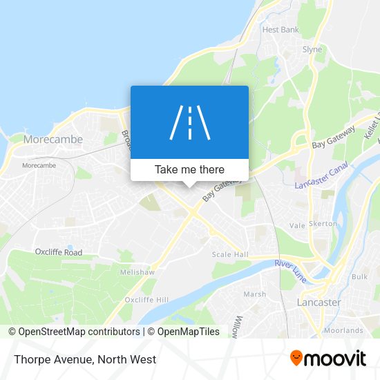 Thorpe Avenue map
