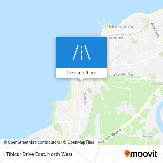 Tibicar Drive East map