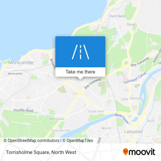 Torrisholme Square map