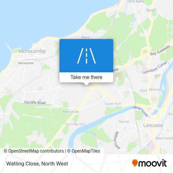 Watling Close map