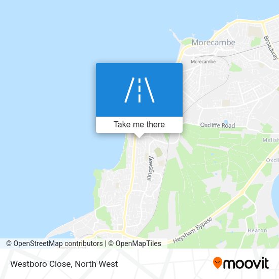 Westboro Close map