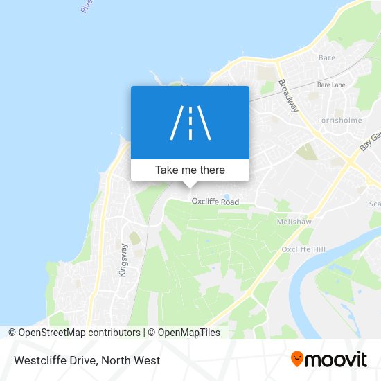 Westcliffe Drive map