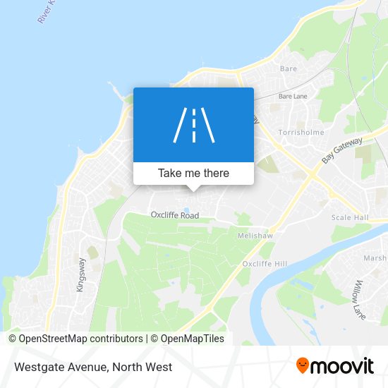 Westgate Avenue map
