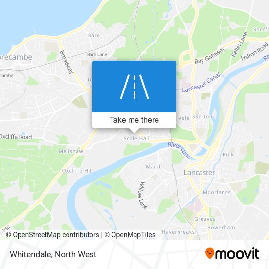 Whitendale map