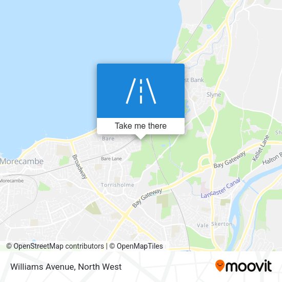Williams Avenue map
