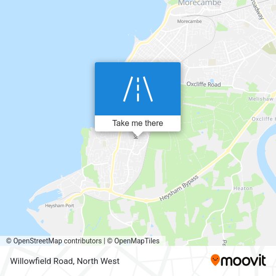 Willowfield Road map