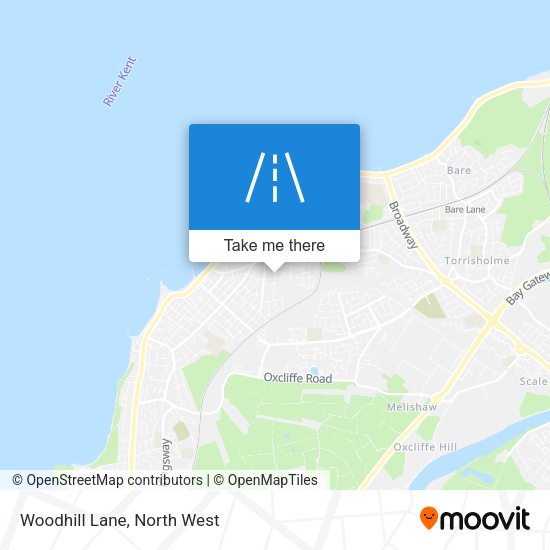Woodhill Lane map