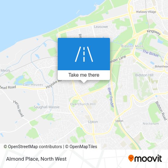Almond Place map