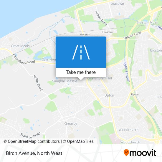 Birch Avenue map