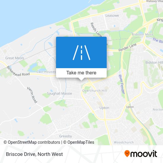 Briscoe Drive map